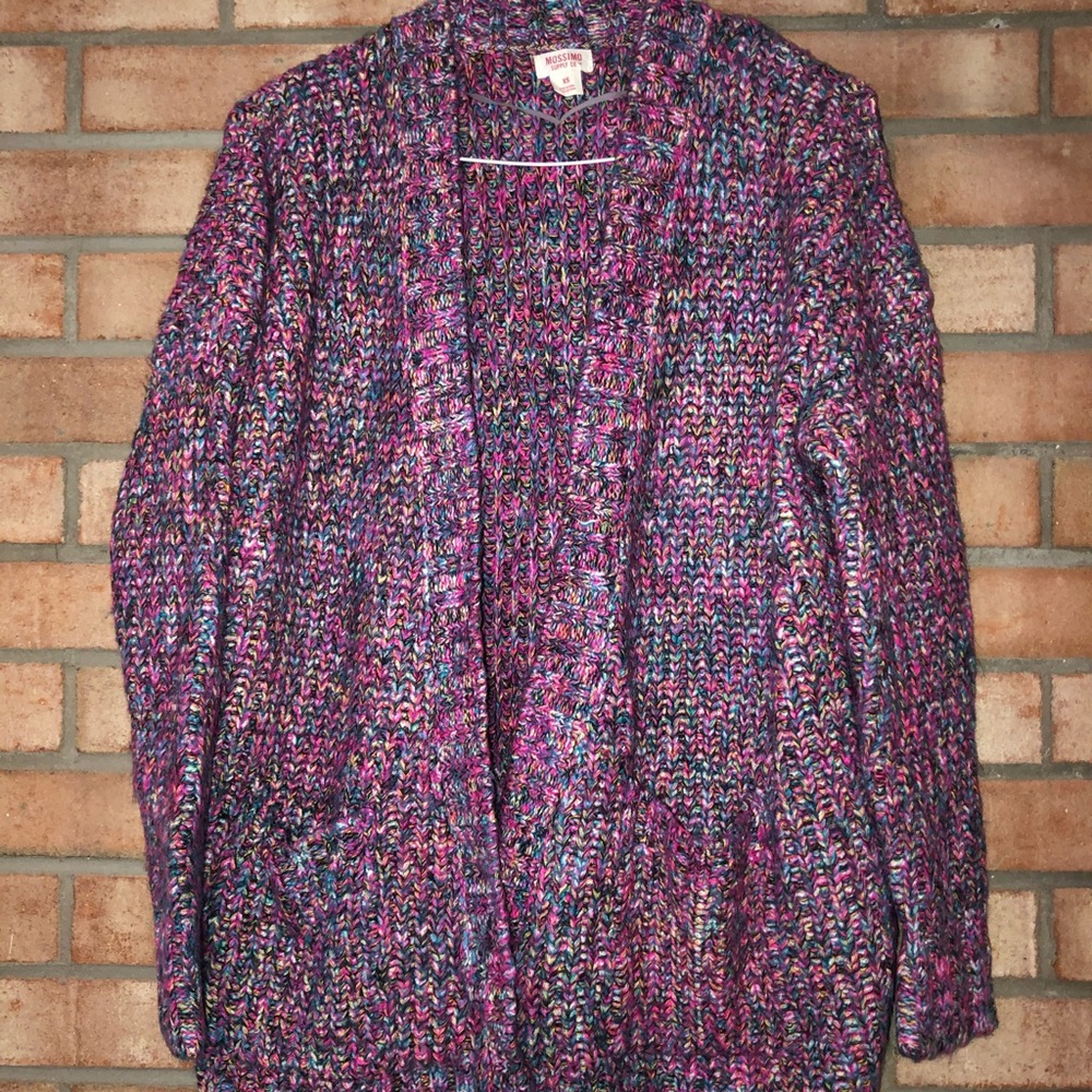 multicolor cardigan